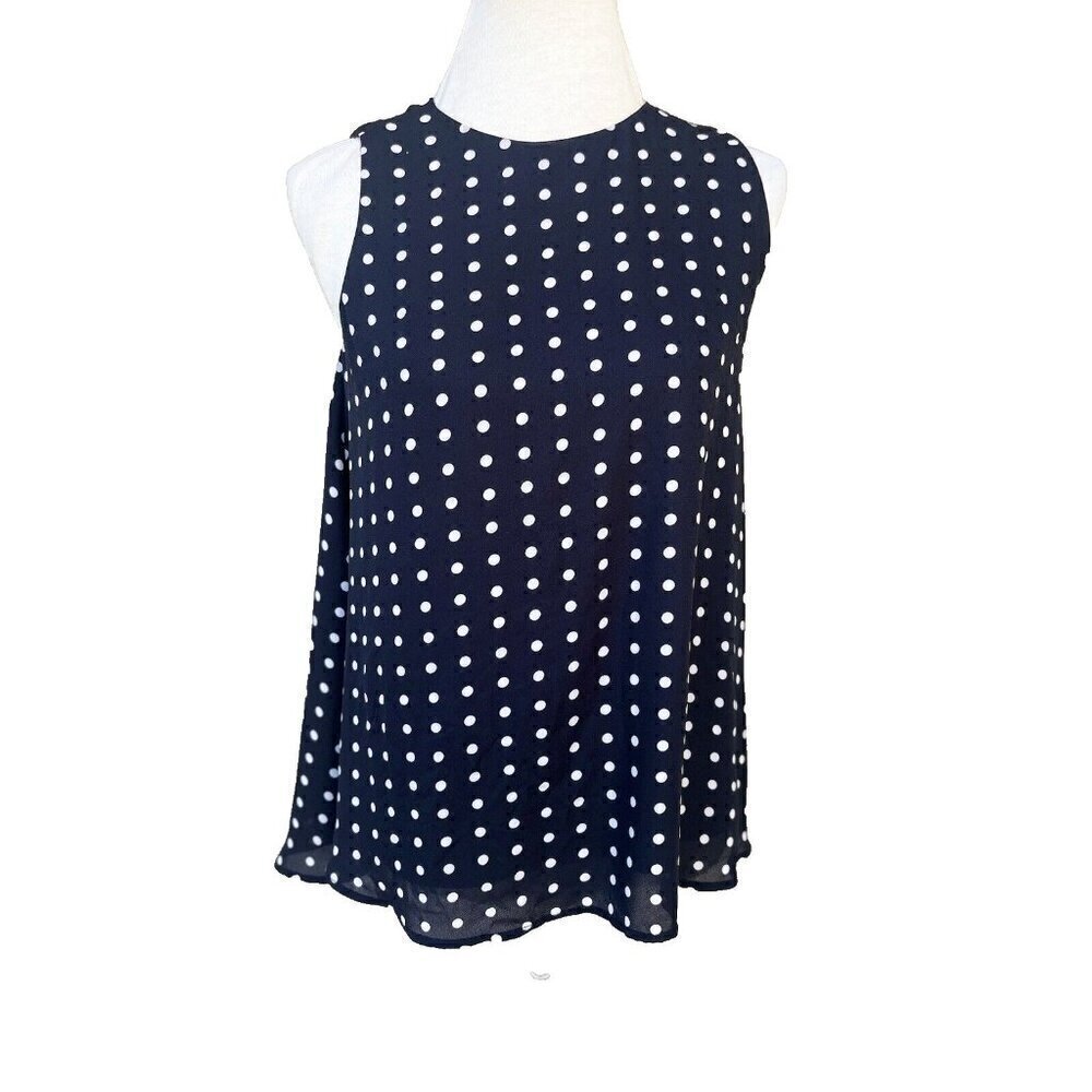 Philosophy Apparel Womens Printed Keyhole Swing Sleeveless Blouse Size S - Picture 14 of 16